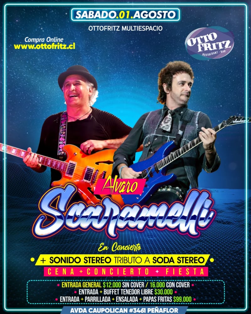 Álvaro Scaramelli + Tributo a Soda Stereo